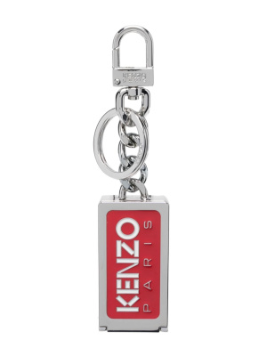 

Logo-enamelled charm keyring, Kenzo Logo-enamelled charm keyring