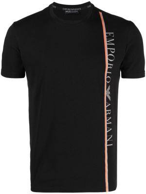 

Logo-print stretch-cotton T-shirt, Emporio Armani Logo-print stretch-cotton T-shirt