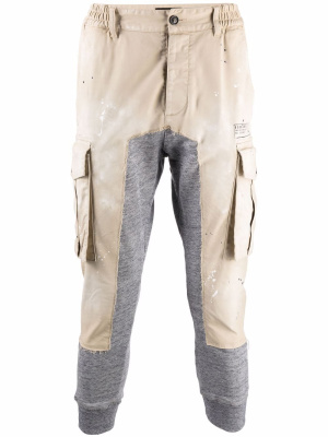 

Cropped panelled-cut cargo trousers, Dsquared2 Cropped panelled-cut cargo trousers