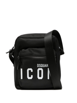 

Icon logo-print messenger bag, Dsquared2 Icon logo-print messenger bag