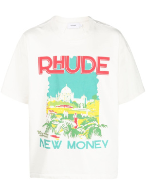 

City-print cotton T-shirt, Rhude City-print cotton T-shirt