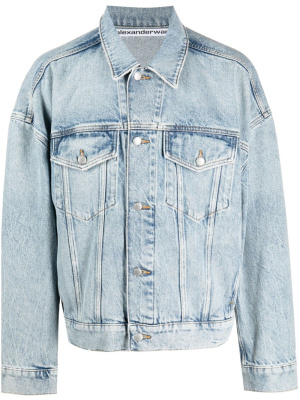 

Core denim trucker jacket, Alexander Wang Core denim trucker jacket
