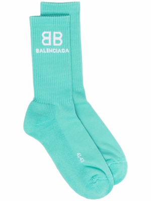 

Logo-print tennis socks, Balenciaga Logo-print tennis socks