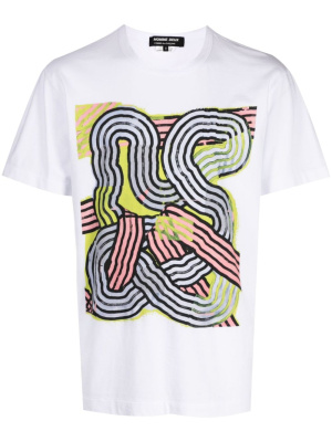

Graphic-print cotton T-shirt, Comme Des Garçons Homme Deux Graphic-print cotton T-shirt