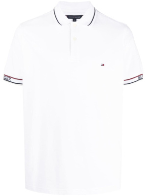 

Logo-embroidered cotton polo shirt, Tommy Hilfiger Logo-embroidered cotton polo shirt