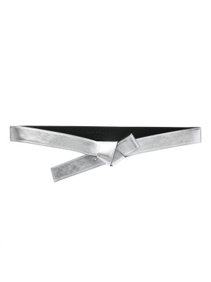 

Metallic-effect leather belt, Acne Studios Metallic-effect leather belt