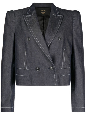 

Cropped denim jacket, MCM Cropped denim jacket