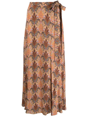 

Graphic-print long skirt, ETRO Graphic-print long skirt