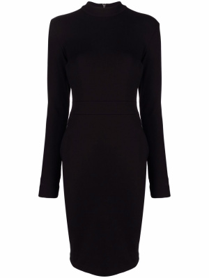 

Exposed zip-detail midi dress, HUGO Exposed zip-detail midi dress