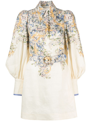 

Tama floral-print minidress, ZIMMERMANN Tama floral-print minidress