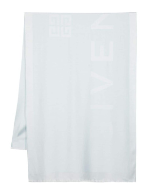 

Logo-jacquard silk-blend scarf, Givenchy Logo-jacquard silk-blend scarf