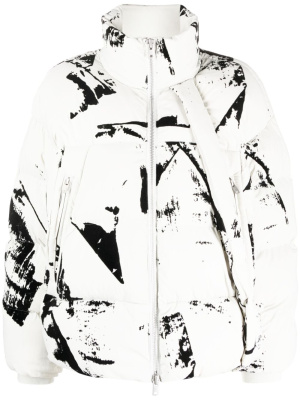 

Graphic-print puffer jacket, Y-3 Graphic-print puffer jacket
