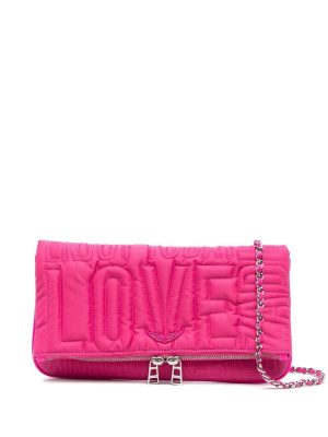 

Monogram-print clutch bag, Zadig&Voltaire Monogram-print clutch bag