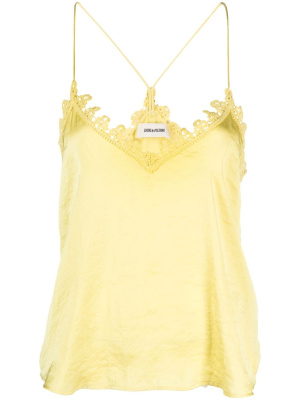 

Lace-up satin top, Zadig&Voltaire Lace-up satin top