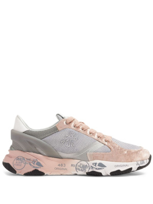 

Logo-embossed panelled sneakers, Premiata Logo-embossed panelled sneakers