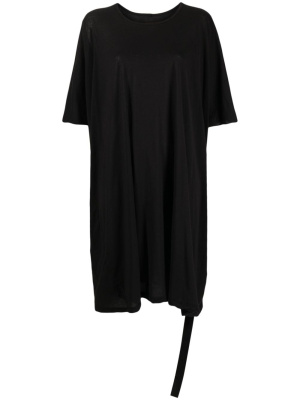 

Short-sleeve midi T-shirt dress, Rick Owens DRKSHDW Short-sleeve midi T-shirt dress