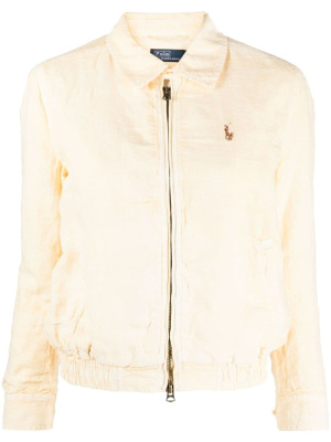 

Zip-up linen windbreaker, Polo Ralph Lauren Zip-up linen windbreaker
