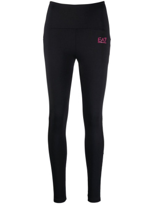 

Logo-print high waist leggings, Ea7 Emporio Armani Logo-print high waist leggings