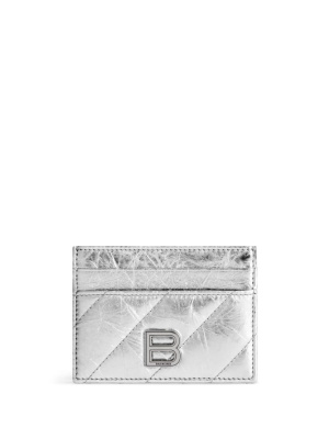 

Logo-plaque leather cardholder, Balenciaga Logo-plaque leather cardholder