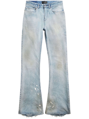 

Distressed-effect flared jeans, Balenciaga Distressed-effect flared jeans