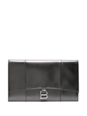 

Hourglass flat clutch bag, Balenciaga Hourglass flat clutch bag