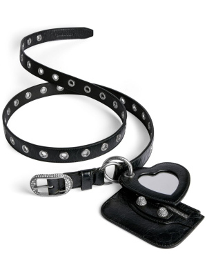 

Le Cagole charm-detail leather belt, Balenciaga Le Cagole charm-detail leather belt