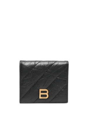 

Crush logo-plaque card holder, Balenciaga Crush logo-plaque card holder