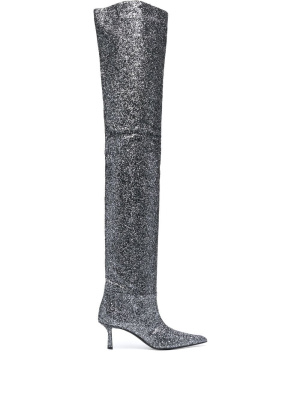 

Glitter thigh-high boots, Alexander Wang Glitter thigh-high boots