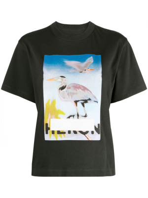

Graphic-print cotton T-shirt, Heron Preston Graphic-print cotton T-shirt