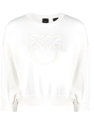

Love Birds cotton-blend top, PINKO Love Birds cotton-blend top