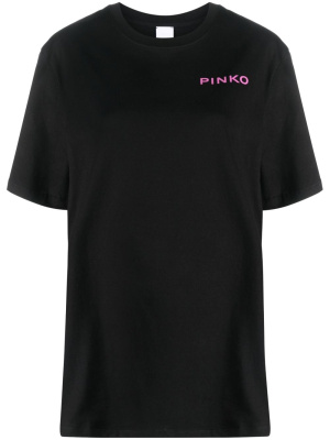 

Logo-print cotton T-shirt, PINKO Logo-print cotton T-shirt