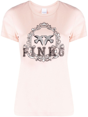 

Logo-print cotton T-shirt, PINKO Logo-print cotton T-shirt