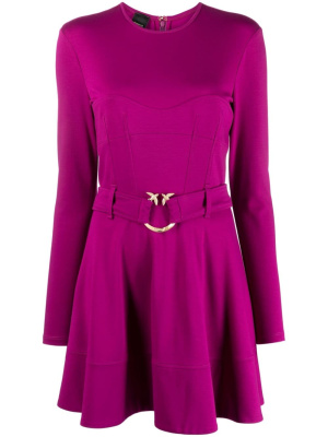 

Love Birds belted minidress, PINKO Love Birds belted minidress