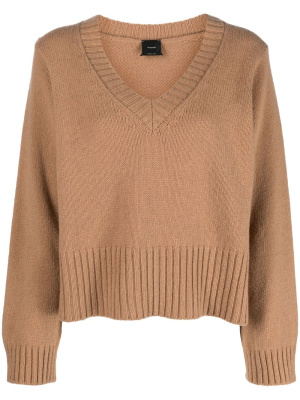 

V-neck wool-blend jumper, PINKO V-neck wool-blend jumper