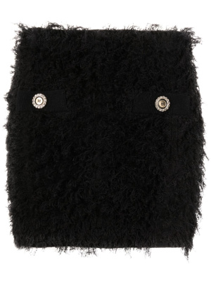 

Salamandra frayed knitted miniskirt, PINKO Salamandra frayed knitted miniskirt