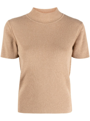 

Mock-neck ribbed top, PINKO Mock-neck ribbed top