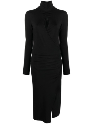 

Cut-out jersey midi dress, PINKO Cut-out jersey midi dress