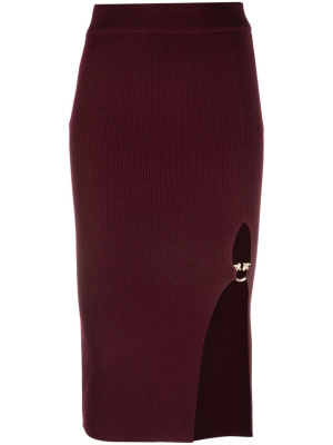 

Cut-out detailing wool-blend skirt, PINKO Cut-out detailing wool-blend skirt