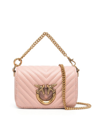 

Love Birds quilted-leather mini bag, PINKO Love Birds quilted-leather mini bag