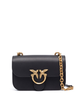 

Mini Love leather shoulder bag, PINKO Mini Love leather shoulder bag