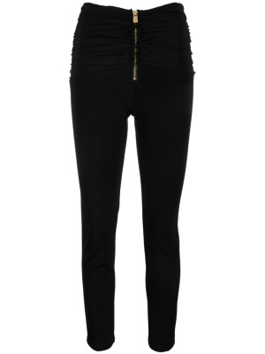

Gathered-detailed slim-fit trousers, PINKO Gathered-detailed slim-fit trousers