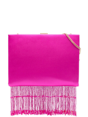 

Fringed clutch bag, PINKO Fringed clutch bag