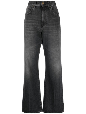 

Logo-patch bootcut denim jeans, PINKO Logo-patch bootcut denim jeans
