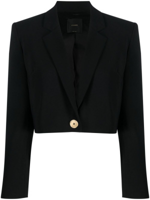 

Cropped single-breasted blazer, PINKO Cropped single-breasted blazer