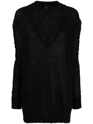 

V-neck knitted dress, PINKO V-neck knitted dress