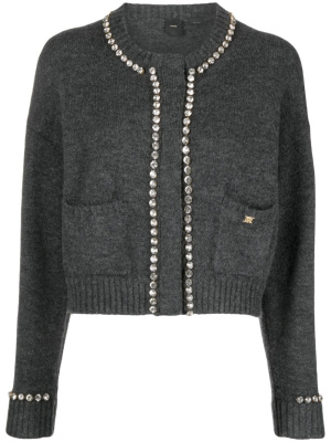 

Crystal-embellished wool cardigan, PINKO Crystal-embellished wool cardigan