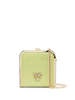 

Love Birds rhinestone-embellished clutch, PINKO Love Birds rhinestone-embellished clutch