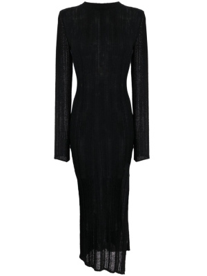 

Semi-sheer knitted midi dress, PINKO Semi-sheer knitted midi dress