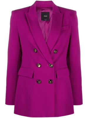 

V-neck double-breasted blazer, PINKO V-neck double-breasted blazer
