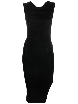 

Round-neck asymmetric midi dress, PINKO Round-neck asymmetric midi dress